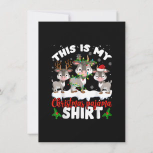 Invitación Este Es Mi Regalo De Amante De Cabra De Santa De P