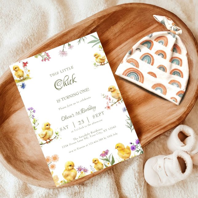 Invitación Este polluelo es un cumpleaños (Subido por el creador)