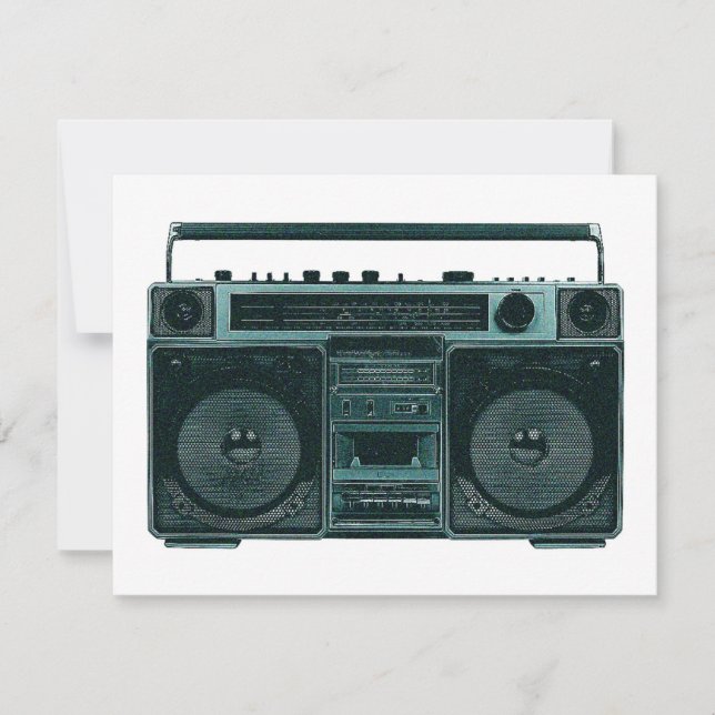 invitación estereo retro (Anverso)