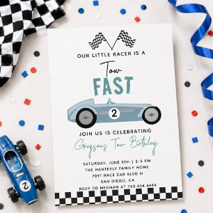 Invitación Estética de fiesta de cumpleaños número 2 del niño