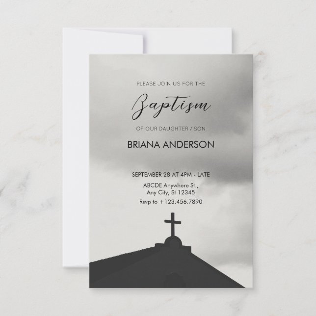 Invitación Estética de la Iglesia (Anverso)
