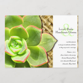 Invitación estilizada de la boda de la gallina y