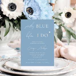 Invitación Estilizar Algo Azul Antes De Hacer Ducha Bridal