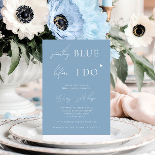 Invitación Estilizar Algo Azul Antes De Hacer Ducha Bridal