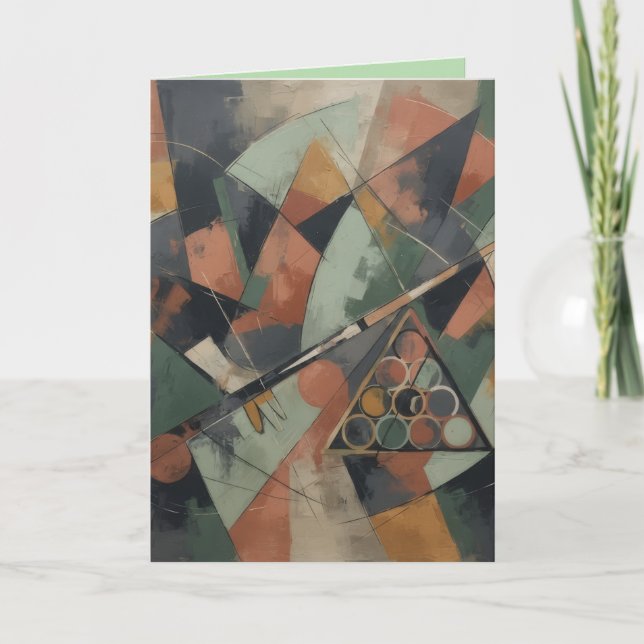 Invitación Estilo abstracto  (Anverso)