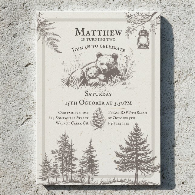 Invitación Estilo Antiguo de Libro de Cuentos de Cumpleaños d (Subido por el creador)