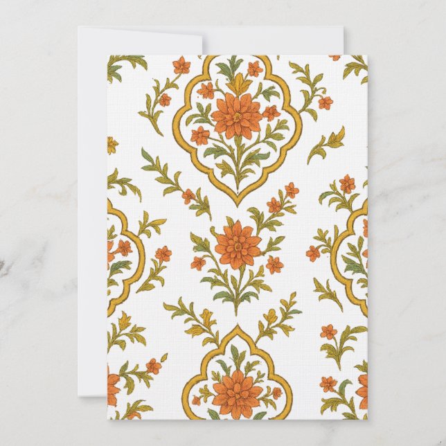 Invitación estilo árabe (Anverso)