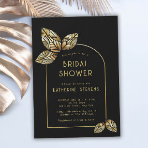 Invitación Estilo Art Deco Deja A Boho Frame Bridal Shower
