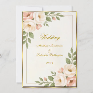 Invitación Estilo Boho boda Hermoso Moderno Sofisticado