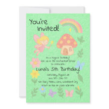 Estilo Crayon editable - Bosque de hongos de hadas