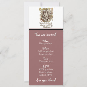 Invitación Estilo de Carnaval de Odio Loco (con poema)