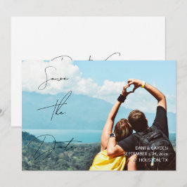 Invitación Estilo de escritura a mano de Moda casual Guardar