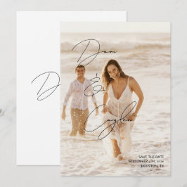 Invitación Estilo de escritura a mano de Moda casual Guardar