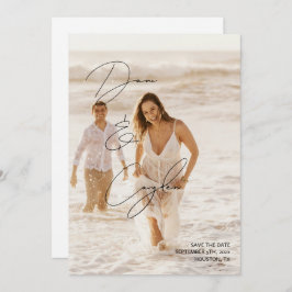 Invitación Estilo de escritura a mano de Moda casual Guardar 