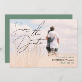 Invitación Estilo De Escritura A Mano De Moda Casual Guardar 