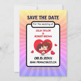 Invitación Estilo de libro de historietas personalizado guard