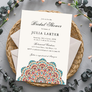 Invitación Estilo de Motivo Artístico Moderno Mandala Despedi