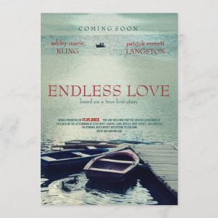 Invitación Estilo de película poster AMOR INALÁMBRICO