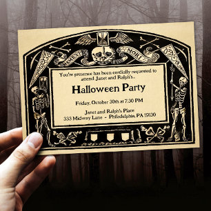 Invitación Estilo de Personalizable memento mori