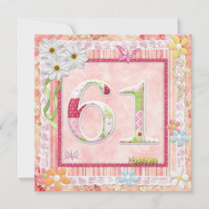 Invitación Estilo de reserva de recortes de cumpleaños número