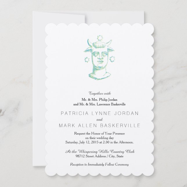 Invitación Estilo de sello de Baal  (Anverso)