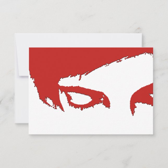 Invitación estilo emo (Anverso)