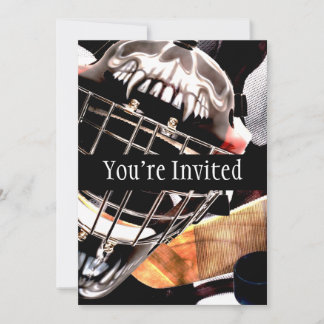 Invitación Estilo gruñón de hockey