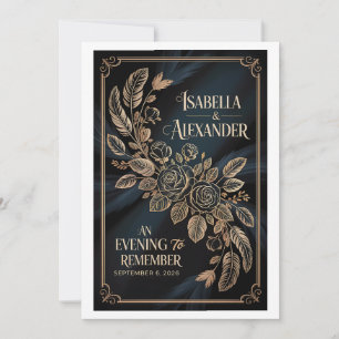 Invitación [Estilo] Letrero de Bienvenida de Boda [Flor/Tema