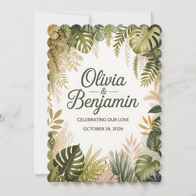 Invitación [Estilo] Letrero de cartel de bienvenida de boda [ (Anverso)