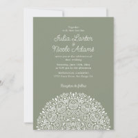 Estilo Mandala de Boda Art Déco Ornamentado Clásic