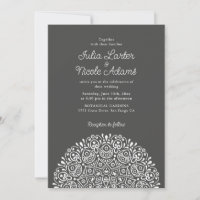 Estilo Mandala de Boda Art Déco Ornamentado Clásic