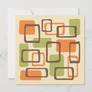 Invitación Estilo moderno de mediados del siglo XX