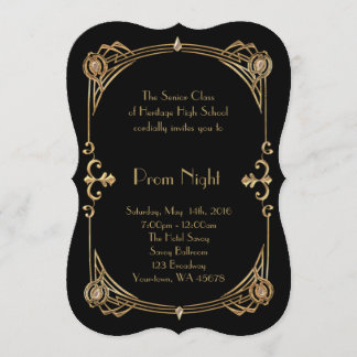 Invitación Estilo Prom Night Empire