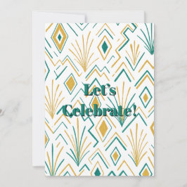 Invitación Estilo vintage, retro, años 70