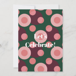 Invitación Estilo vintage, retro, años 70
