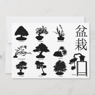 Invitación Estilos básicos del árbol Bonsai 10