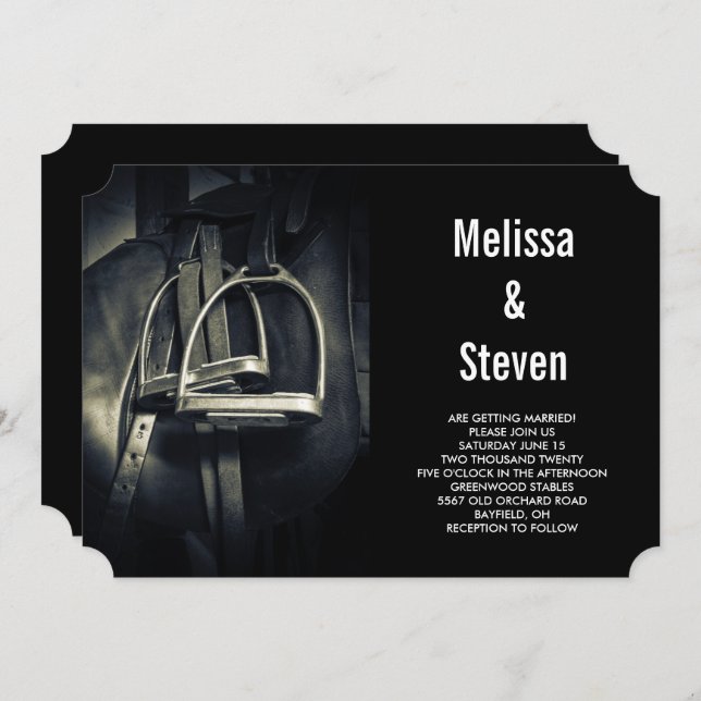 Invitación Estiloso truco plateado sobre la silla de ruedas e (Anverso / Reverso)