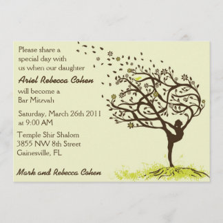 Invitación Estirar mi barra Mitzvah de los miembros