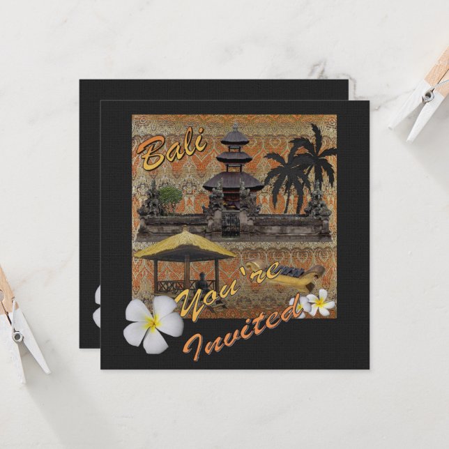 Invitación Esto es Bali (Anverso/Reverso In Situ)