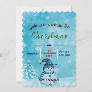 Invitación Esto es para celebrar Navidades