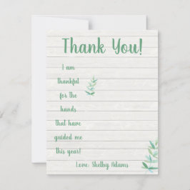 Invitación Estoy agradecido por las manos que me han guiado