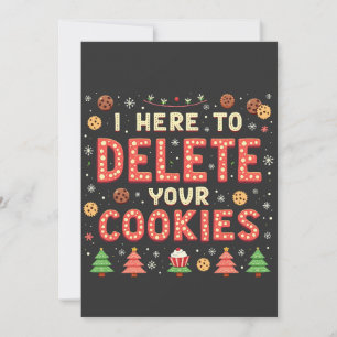 Invitación Estoy aquí para eliminar tu suéter feo de Navidad 