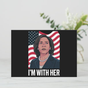 Invitación Estoy con ella Kamala Vota por Presidenta 2024
