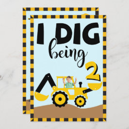 Invitación Estoy Muriendo Siendo Construcción De Cumpleaños