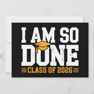 Invitación Estoy Tan Listo Clase De Graduación 2026 26 Gradua