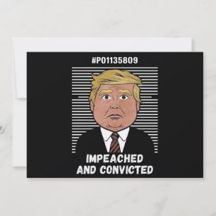 Invitación Estoy votando por el delincuente convicto Pro Trum