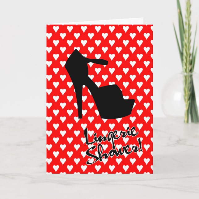 INVITACIÓN ESTRELLA ALTA DEL CORAZÓN - BOMBA LA DUCHA LINGERI (Anverso)