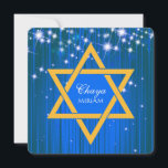 Invitación Estrella chismosa de David Bat Mitzvah invitacione<br><div class="desc">¡Mazel Tov! Invite a los invitados a celebrar el Bat Mitzvah de su hija con una hermosa invitación Sparkling. ¿Quiere ahorrar dinero? Imprima la invitación en Basic (FP)La tarjeta es fácil de personalizar con su texto, fuente, color de fuente, opciones de forma de papel y elección de seis tipos de...</div>