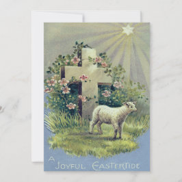 Invitación Estrella cristiana de cordero