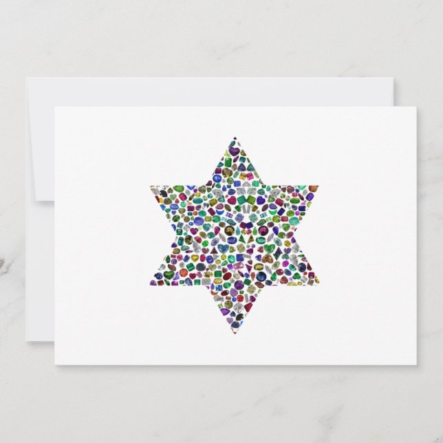 Invitación Estrella de David (Anverso)